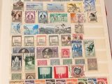 a book with a lot of stamps on it