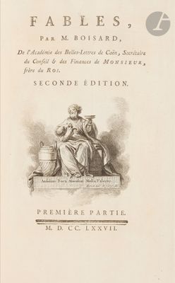BOISARD (Jean Jacques François Marin). Fables. Seconde é... 74480479