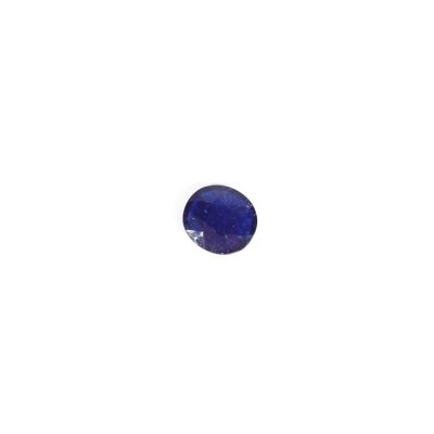 Saphir sur papier de couleur bleue, taille ovale mixte, cali…
