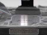 a model of a star wars vehicle on a table