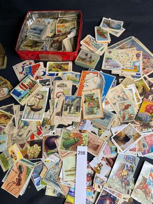 many different types of cards on the table