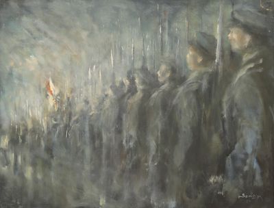 Zdzisław Szmidt (1935-2001) Sans titre 1989 Acrylique sur to…