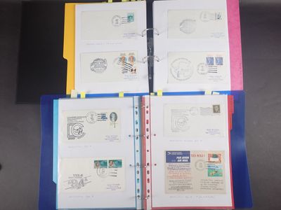 2 classeurs de plus de 144 lettres et cartes des missions et…