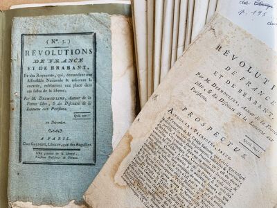 [Camille DESMOULINS]. Révolutions de France et de Brabant.