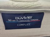 a close up of a mattress with a label on it
