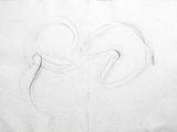 dessin représentant une paire de ciseaux sur une feuille de papier