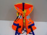 a life jacket with a life jacket attached to it