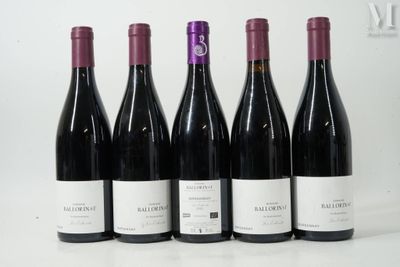 six bouteilles de vin sont alignées sur une table
