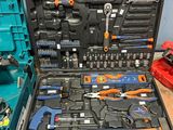 many tools in the case on the table