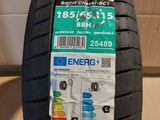 a close up of a tire with a sticker on it