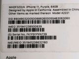 a close up of the back of an apple phone