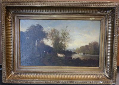 ECOLE DE BARBIZON - Attribué à Charles Joseph Beauverie (183…