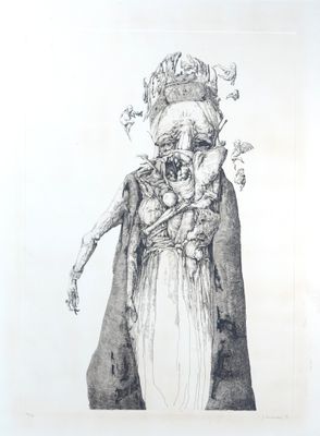 J. HERNANDEZ (XXe siècle) Eau forte