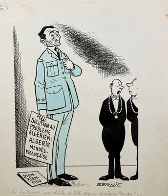 un dessin humoristique représentant un homme en costume à côté d'un homme en smoking