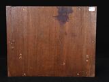 an image of a piece of wood with rust on it