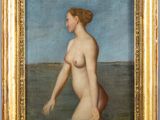 an image of a painting of a nude woman in a gold frame