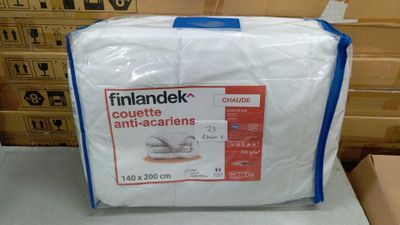 Couette chaude 140x200, 350g - Produit neuf fin de série