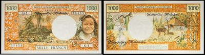 two different bank notes with a picture of a woman and a man