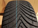 a close up of a tire with a blue line on it