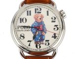 a watch with a teddy bear on the face of it