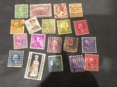 411.49 - LOT DE TIMBRES USA .1 - 2 EURO