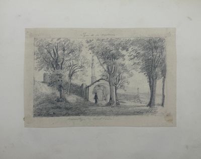 VIBERT (Tony). Recueil de 51 dessins originaux à la mine de …