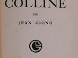 the front cover of a book with the title colline par jean gion