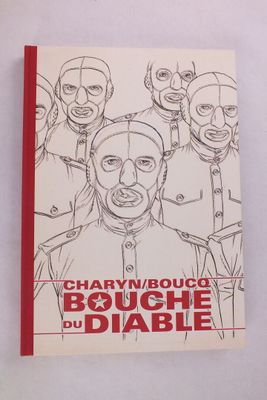 illustration d'un livre sur laquelle figure le dessin au trait d'un homme entouré d'autres personnes