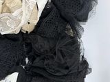 many different types of laces on a white surface
