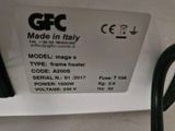 a label on the back of a refrigerator that says gec made in italy
