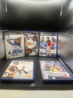 Lot de jeux de PS2 Nba Live 2001/Eye toy play/Fifa 09//Kinet…