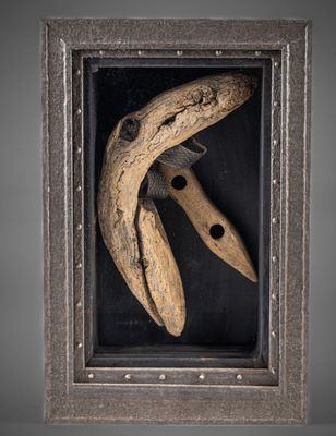 Hervé THIBAULT (né en 1944) Boomerang bateau - Photo 1