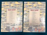 the back and front covers of a comic book with a picture of a bunch of planes