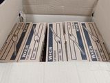 two boxes that are sitting in the middle of a box