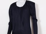 an image of a mannequin mannequin wearing a black dress