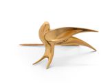 broche « oiseau de paradis » plaquée or