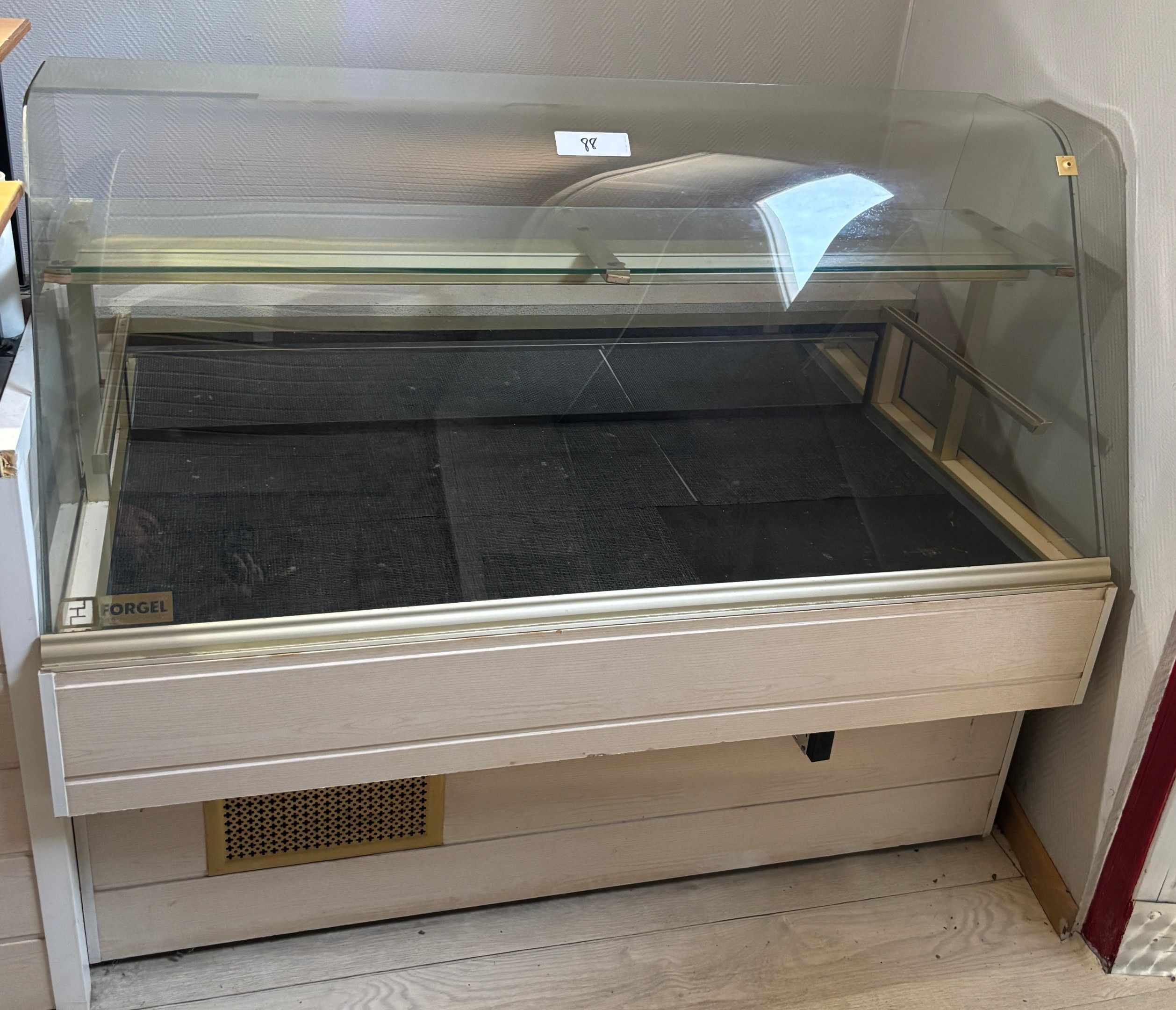 Vitrine réfrigérée FORGEL en bois clair - 1,45 m, froid positif