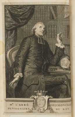 portrait d'un homme vêtu d'un manteau noir, tenant un couteau et une horloge