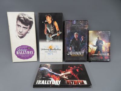 JOHNNY HALLYDAY. 5 coffrets CD dont Olympia 2000, Stade de France 2009