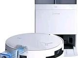 une image représentant un aspirateur robot et un distributeur