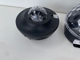 two lights that are on top of a table