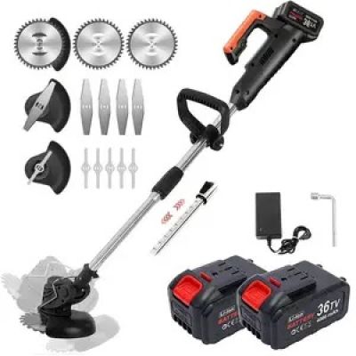 une débroussailleuse filaire Black & Decker avec accessoires