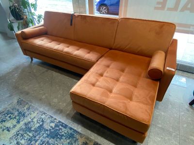 Canapé SCOTLAND ANGLE convertible. Sommier acier renforcé et…