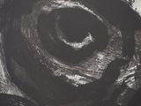 an image of a black and white drawing of a spiral