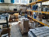 many boxes and boxes on the shelves in the warehouse
