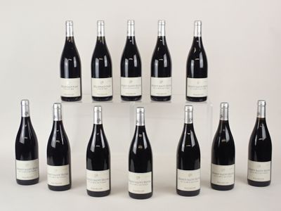 BOURGOGNE - Ensemble de 12 bouteilles composé de :