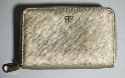 RP Pochette en tissu argenté