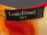 a close up of a dress with a label on it