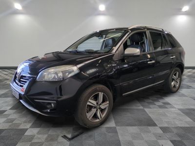 a picture of a black suv parked on a checkered floor