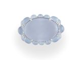 une bague en jade bleu et diamants, signée Van Cleef